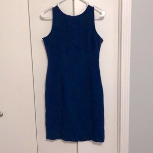Navy sleeveless dress